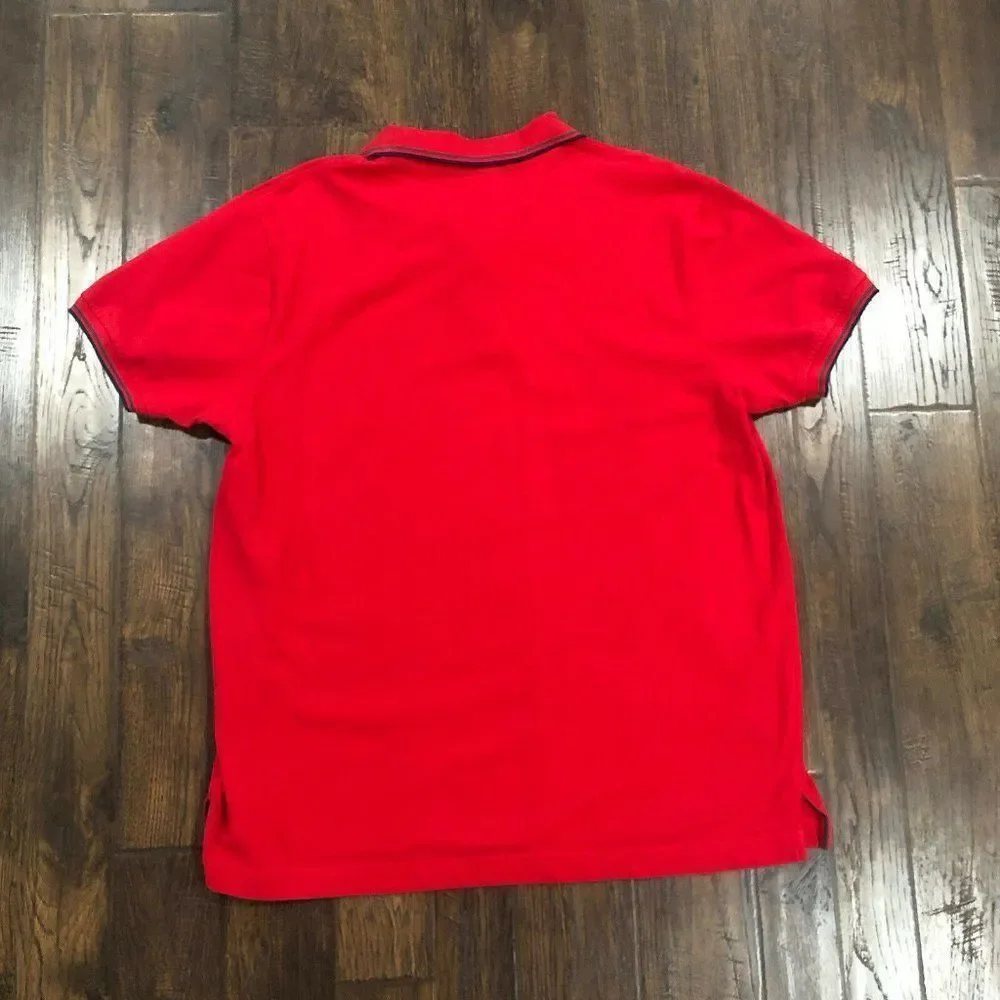 Disneyshopping.com Men’s Large Red Embroidered Mickey Mouse‎ Polo Shirt Don